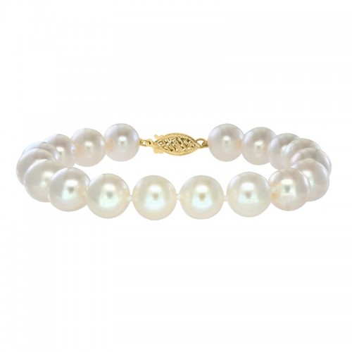 14Y 9x9.5MM Freshwater Pearl Bracelet