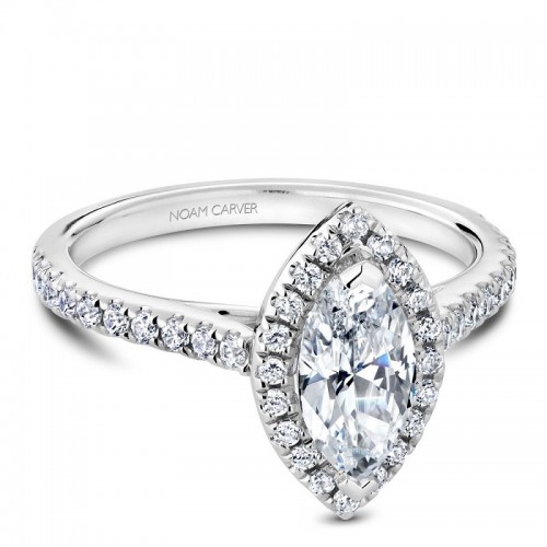 Marquise Ring With Halo
