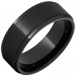 BLACK DIAMOND CERAMIC GROOVED EDGE WITH SATIN FINISH