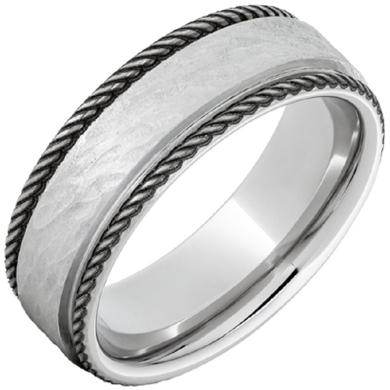 SERINIUM WITH ROPE-STYLE ROUNDED EDGES AND BARK HAND FINISH