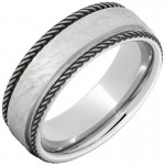 SERINIUM WITH ROPE-STYLE ROUNDED EDGES AND BARK HAND FINISH