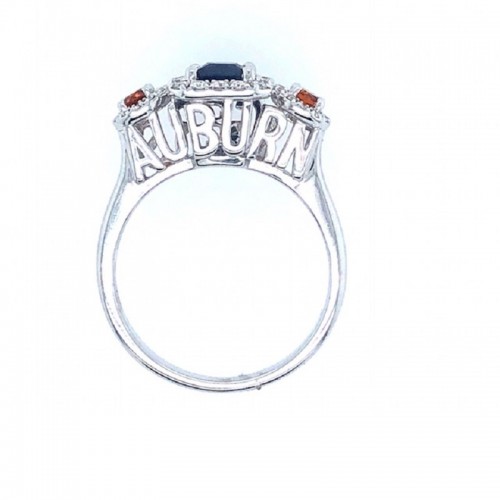 STERLING SILVER AUBURN TIGERS RING