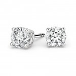 0.15 Carat Diamond Studs in 14K White Gold