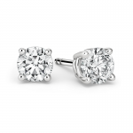 0.50 Carat Diamond Studs in 14K White Gold