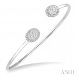 Ashi 5/8 CTW Oval Lovebright Essential Cuff