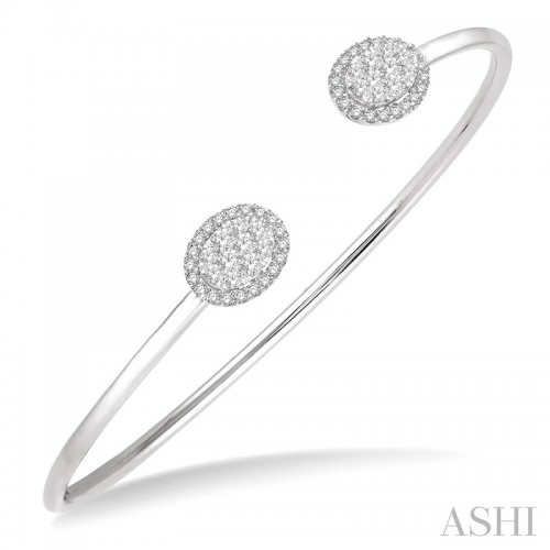 Ashi 5/8 CTW Oval Lovebright Essential Cuff