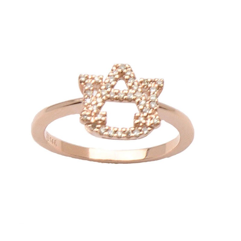 Rose Gold Diamond AU Ring