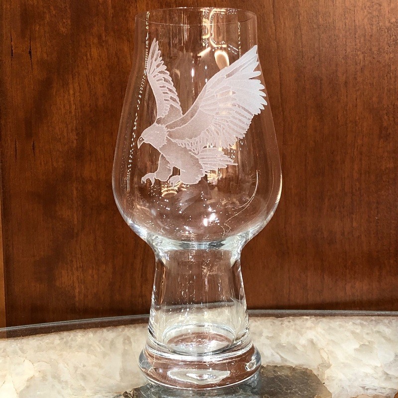 Etched Eagle IPA Glass
