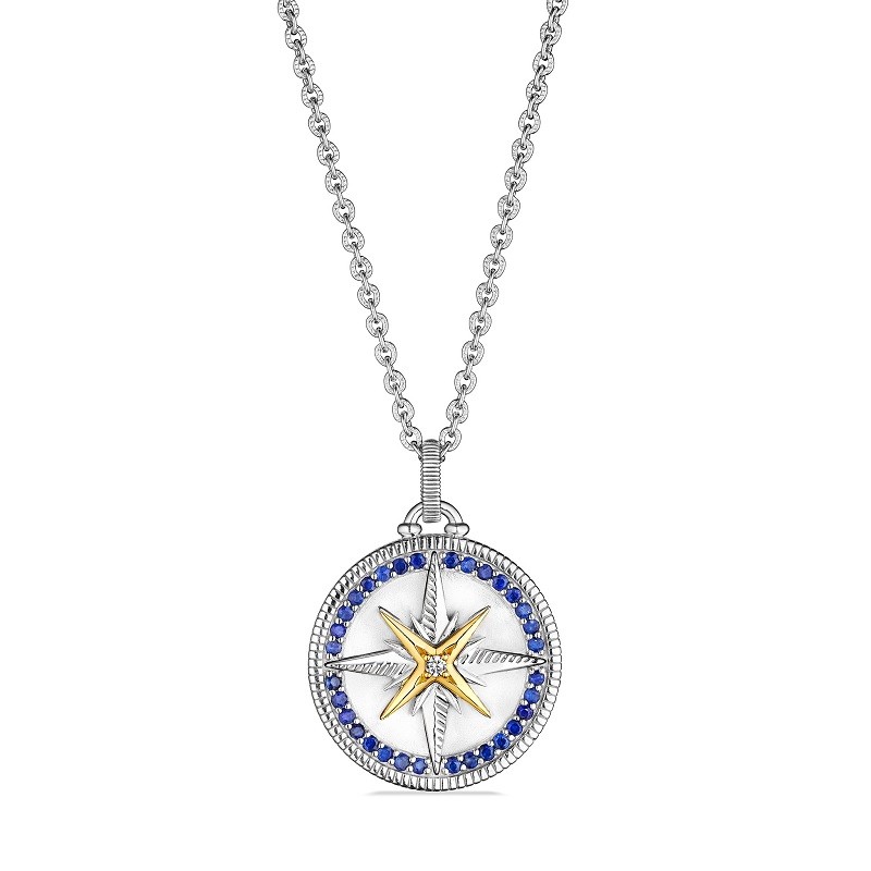 Judith Ripka Little Luxuries Long North Star Medallion