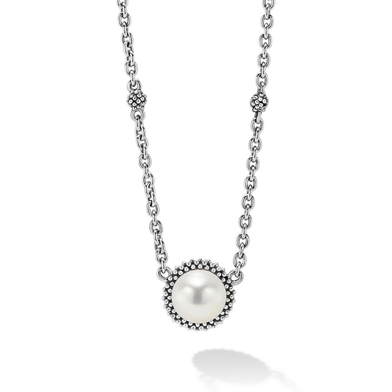 Lagos Pearl Pendant Necklace