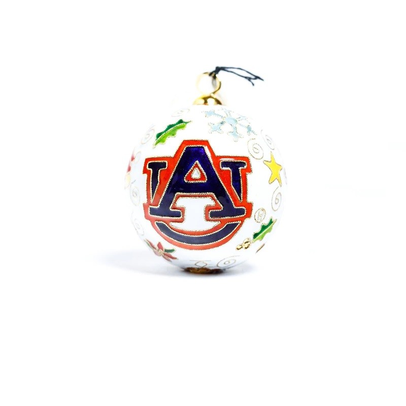 Auburn Christmas Icons Cloisonné Christmas Ornament
