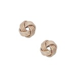 Triple Loop Love Knot Post Earrings
