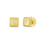 Roberto Coin 18KY Palazzo Ducale Stud Earrings