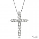 Ashi 3/4 CTW Diamond Cross