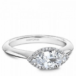 E2W Marquise Engagement Ring With Halo