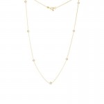 Roberto Coin Diamonds By The Inch Necklace with 7 Diamond Stations