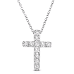 .09ct Diamond Cross Necklace