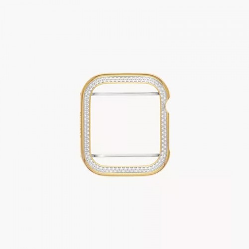Series 7 and 8 41MM Diamond Case For Apple Watch in 18K Gold-Plated