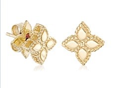 Roberto Coin Small Princess Flower Stud Earrings