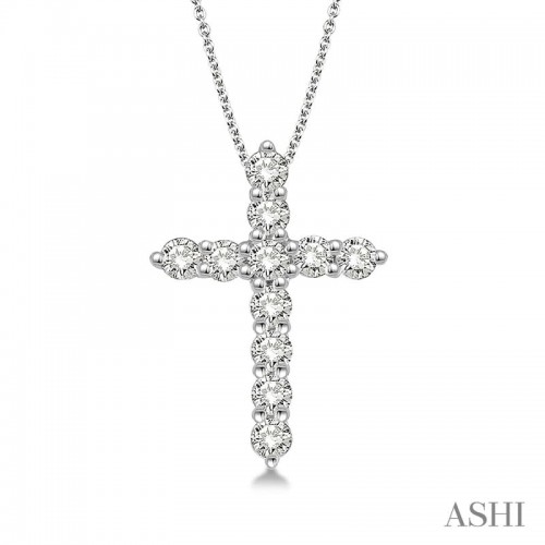 Ashi 1/4 CTW Diamond Cross