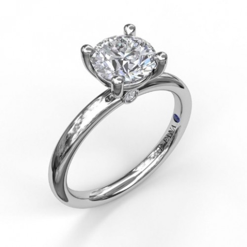 Fana Classic Round Solitaire Engagement Ring