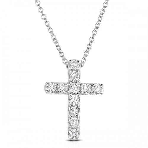 .09ct Diamond Cross Necklace