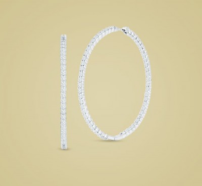 Perfect Diamond Hoops