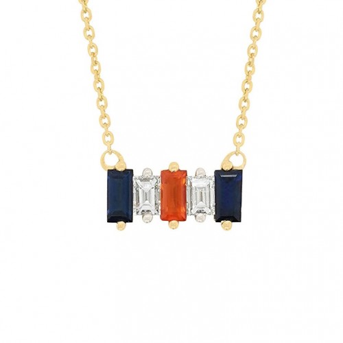 Beautifully Broken Spirit Necklace in 14K Yellow Gold