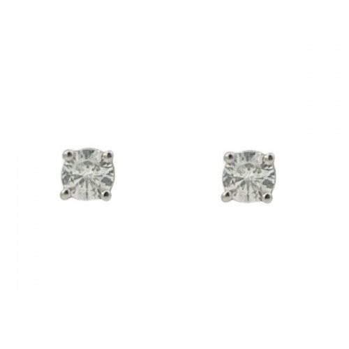 0.40 Carat Diamond Studs in 14K White Gold