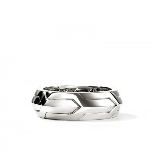 John Hardy 7mm Icon 50 Band Ring in Sterling Silver