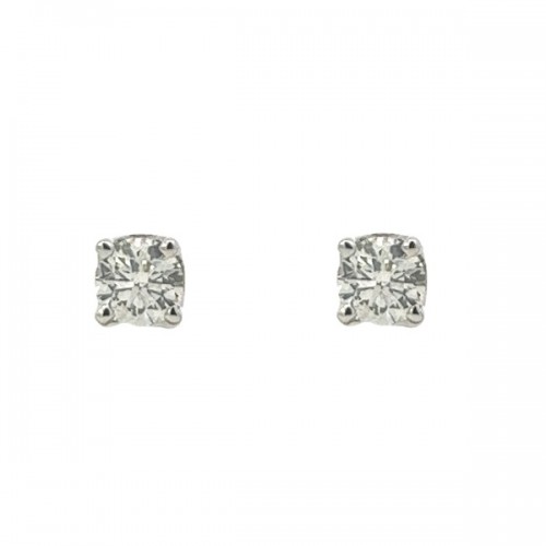 0.40 Carat Diamond Studs in 14K White Gold