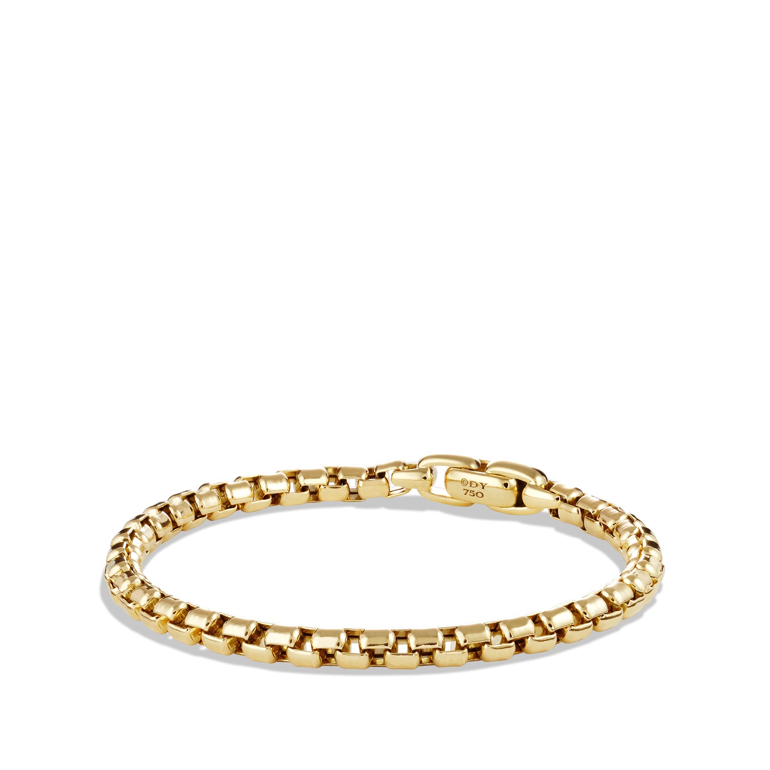 Box Chain Bracelet in Gold BC0364M88M