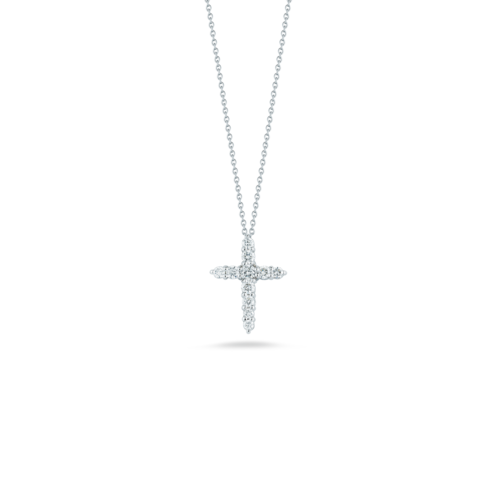 Roberto coin diamond cross pendant deals