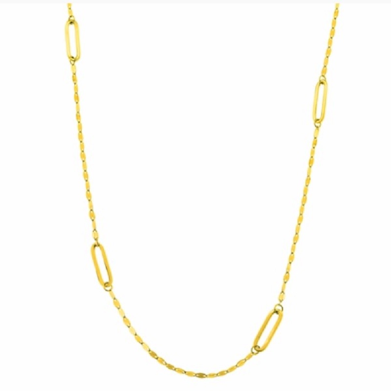 14K Yellow Gold Forzentina Chain, 18 - CMISC03244