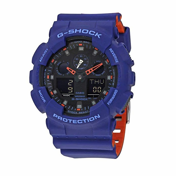 g shock blue orange