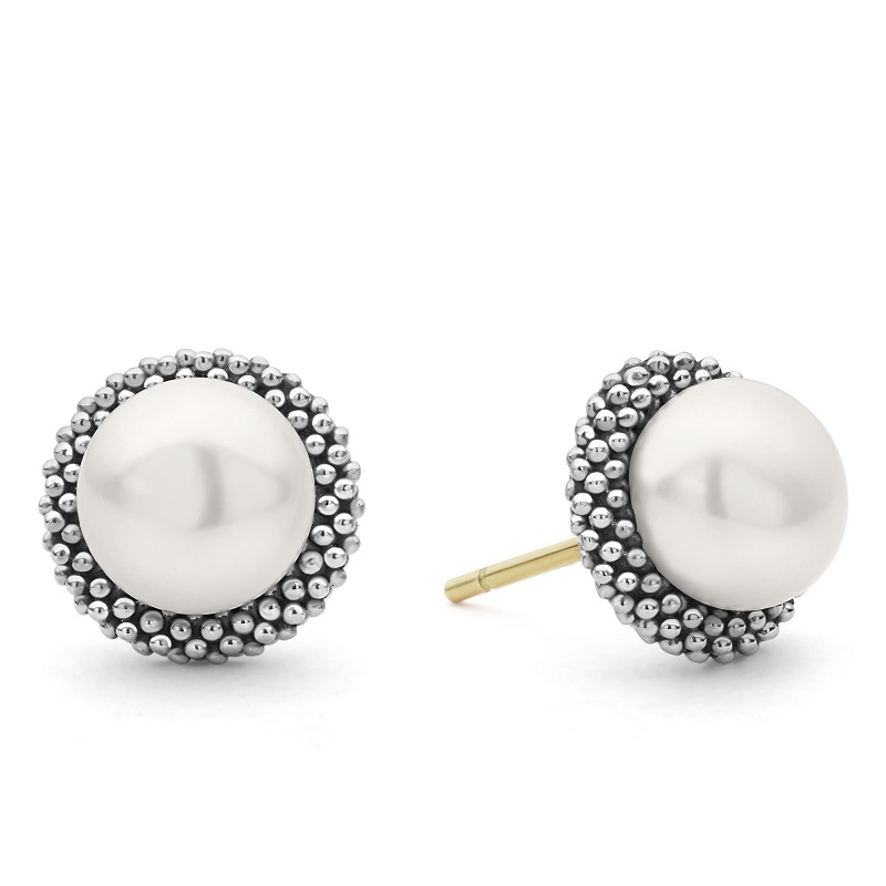 日本最大のブランド Caviar Lagos 8mm 01-80848-M - Earrings Stud Pearl 靴