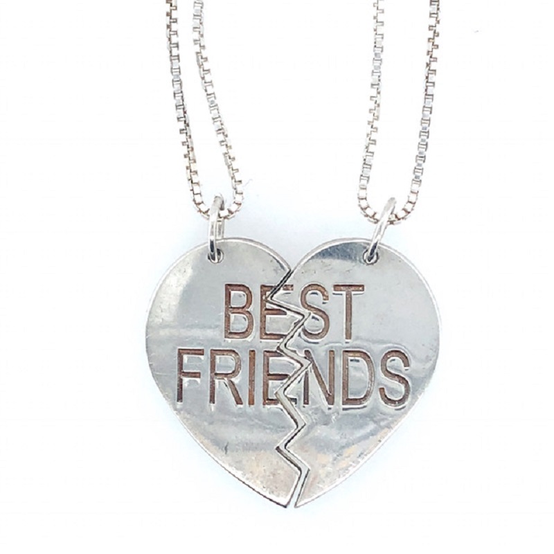 STERLING SILVER BEST FRIENDS NECKLACES JPEN3133